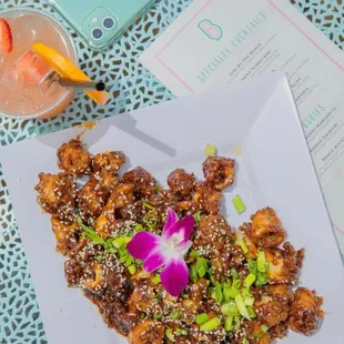 chicken wings and fried chicken, food