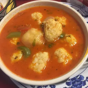 Seafood albondigas