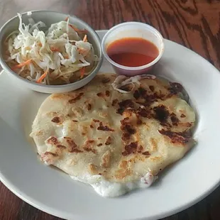This cheese pupusa gave me life.