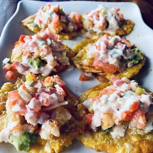 Tostones rellenos