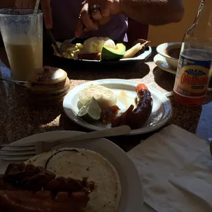 Typical Colombian dish is delicious and you can tell the food is freshly made.