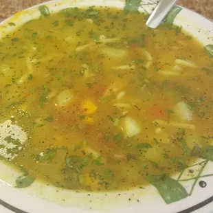 Chicken soup and tripe soup lunch specials, off the chain good, I find myself coming here once a week!