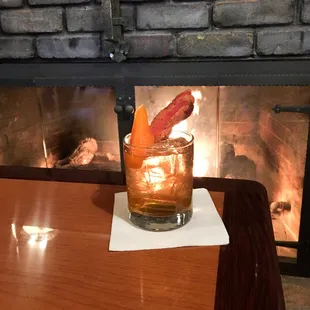 Maple Bacon Bourbon "Old Fashioned"