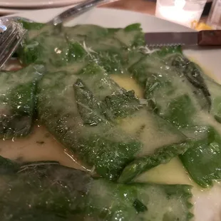 Spinach and ricotta pasta