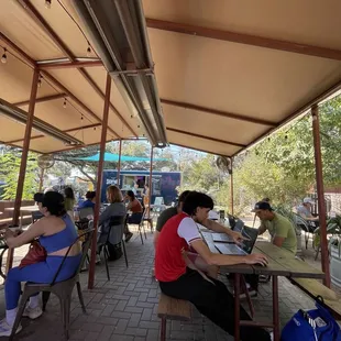 Outdoor seating