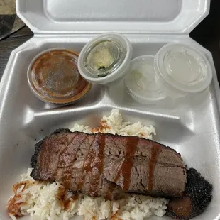 Brisket and Rice