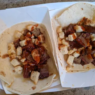 Brisket tacos!