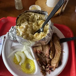 Brisket plate
