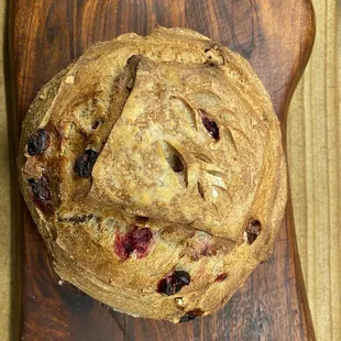 Apple Cranberry Pecan Sourdough