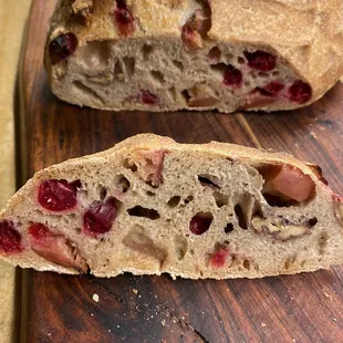 Apple Cranberry Pecan Sourdough - yum!!