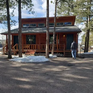 The cabins are so cute