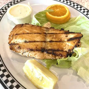 Broiled Salmon