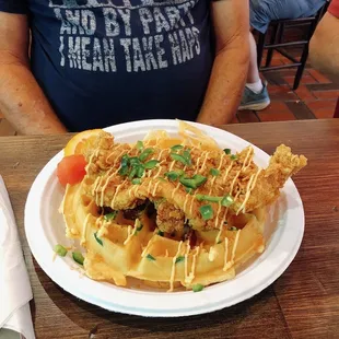 Chicken &amp; Waffles