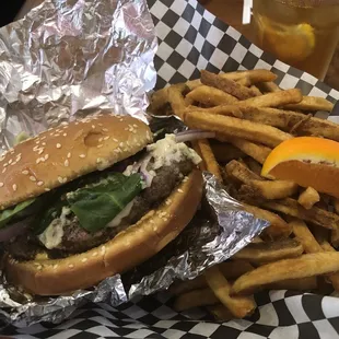 Black and Blue Burger