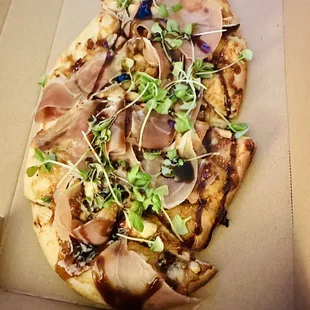 a pizza in a box