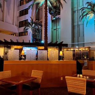 Plenty of places to sit and music was low key peaceful.