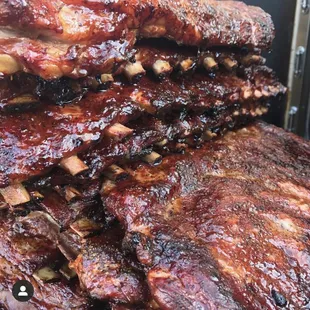 bbq ribs, ribs, food