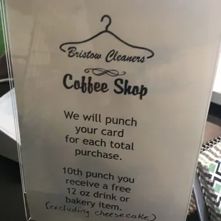 punch your frequent visitor card for even more special treatment