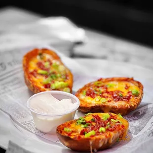 Potato Skins (3)  | ig: whaevaeats