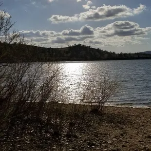 Clear day on the lake.