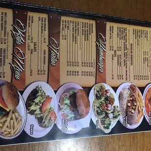 burritos and wraps, menu