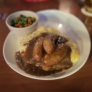 BANGERS AND MASH
