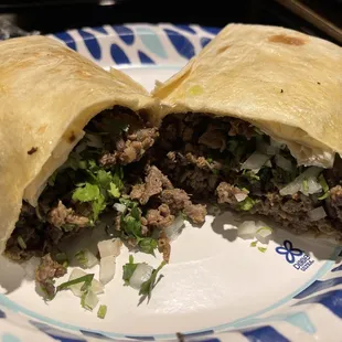 Asada burrito