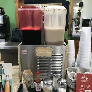 Horchata and jamaica