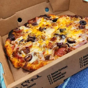 A damn fine pizza...