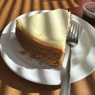 New York style cheesecake. Fluffy and decadent!