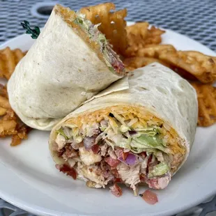 Chipotle chicken wrap