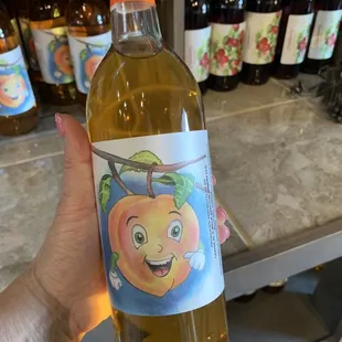 Peach wine