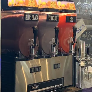 The regional fan favorite, the vino slushee!