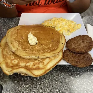 pancakes, food