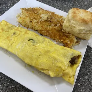 Cheesesteak Omelet