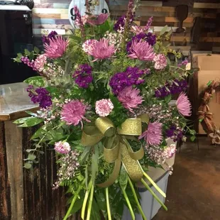 Presentation Sympathy Floral Piece