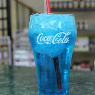 Blue Fizz is one of our most popular drinks!