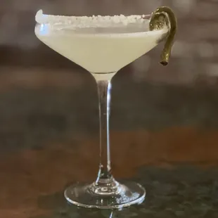 Dill vodka martini !