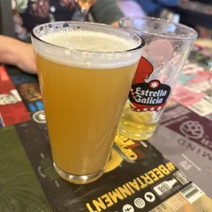 Here seen? Jesus, Mary, and Joseph. At Brix? Enough handles to keep you happy and hoppy, Brix has a bit for all (local wines).