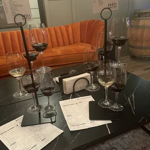 Two wine flights