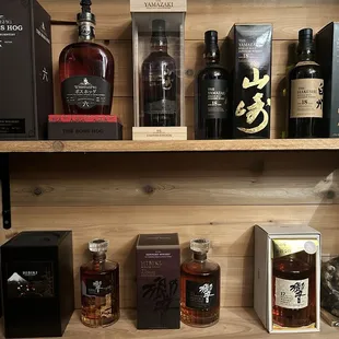 Private whisky collection of the owner