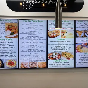 the menu