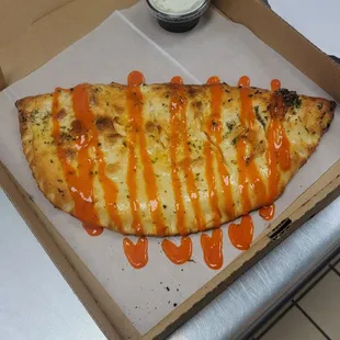 a pizza in a box