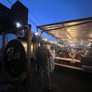 outside, ramen and noodles