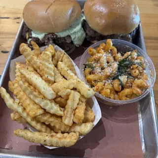 Le Bix Burger with Fries