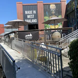 New ramp installed for patrons..