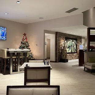 a large tv in the living room