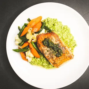 grilled Atlantic salmon