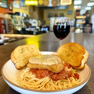 Spaghetti Chicken  Parmesan
