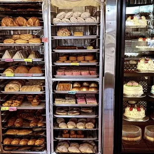 Just a small portion of their bread and cake selection